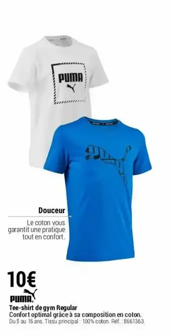 Tee-shirt de gym regular