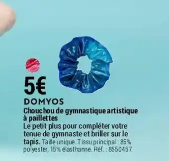 Chouchou de gymnastique artistique à paillettes