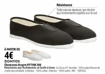 Decathlon Chaussons de gym offre