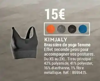 Brassière de yoga femme