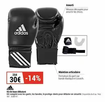 Decathlon Kit de boxe débutant offre