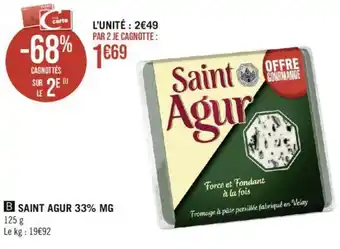 Géant Casino SAINT AGUR 33% MG offre