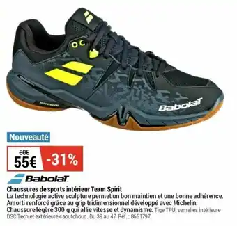 Chaussures de sports intérieur team spirit