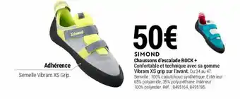 Decathlon Chaussons d'escalade offre