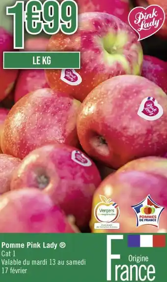 Géant Casino Pomme Pink Lady offre