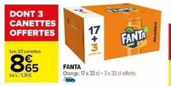 Carrefour FANTA offre