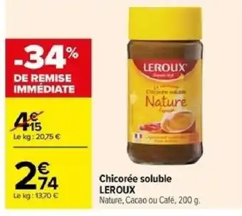 Chicorée soluble LEROUX