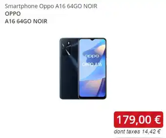 Smartphone Oppo A16 64GO Noir