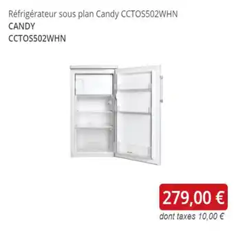Refrigerateur sous plan Candy