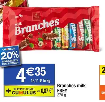 Migros Branches milk offre