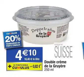 Migros Double crème de la Gruyère offre