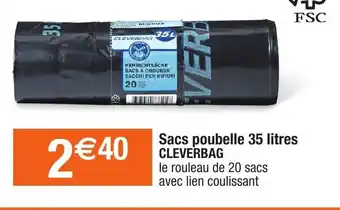 Sacs poubelle 35 litres