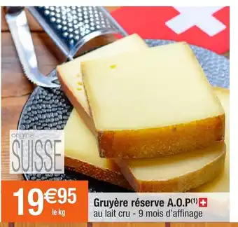Migros Gruyère réserve A.O.P offre
