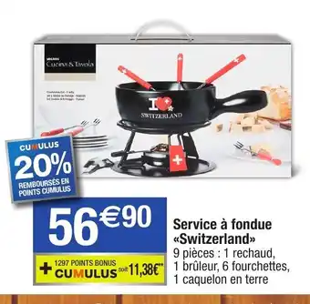 Migros Service à Fondue offre