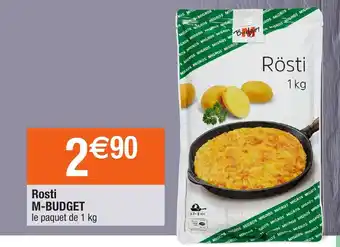 Migros Rosti M-Budget offre