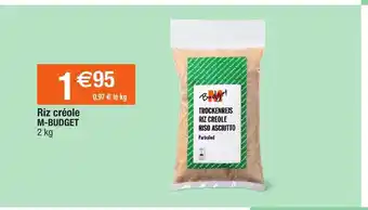Migros Riz Créole M-budget offre