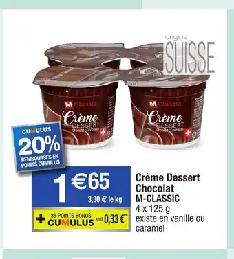 Créme Dessert Chocolat M-classic
