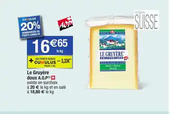 Le Gruyére Doux A.O.P