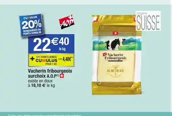 Migros Vacherin Fribourgeois Surchoix A.O.P offre