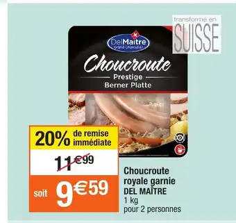 Choucroute Royale Garnie Del Maitre