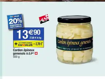 Migros Cardon épineux Genenois A.O.P offre