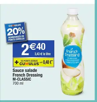 Sauce Salade French Dressing M-classic
