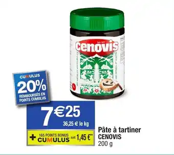 Migros Pate a Tartiner Cenovis offre