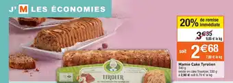 Mamie Cake Tyrolien