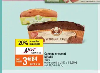 Cake Au Chocolat Mamie