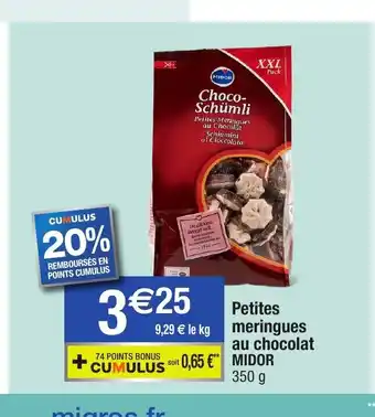 Petites Meringues Au Chocolat Midor