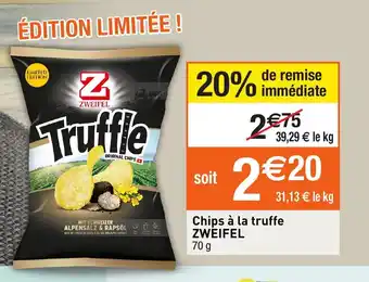 Migros Chips a La Truffe Zwifel offre