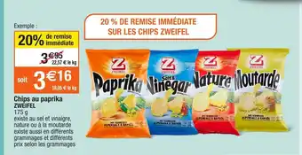 Migros Chips Au Paprika Zweifel offre