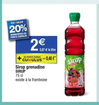 Sirop Grenadine Sirup