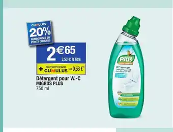 Détergent Pour W,-C Migros Plus