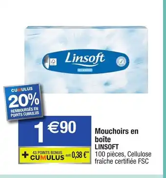 Mouchoirs En Boite Linsoft