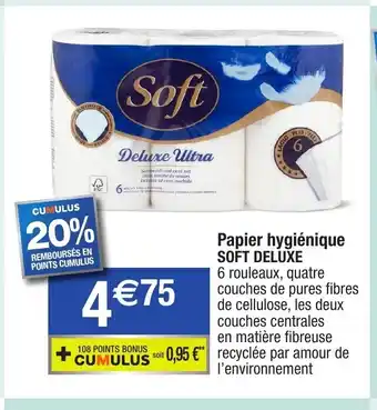 Papier Hygiénique Soft Deluxe