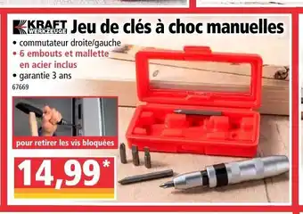 Norma Jeu De Clés a Choc Manuelles offre