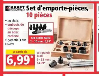 Norma Set D'emporte-Piéces offre