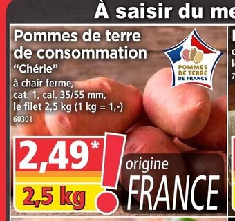 Norma Pommes De Terre De Consommation offre