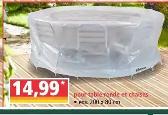 Norma Pour Table Ronde Et Chaises offre