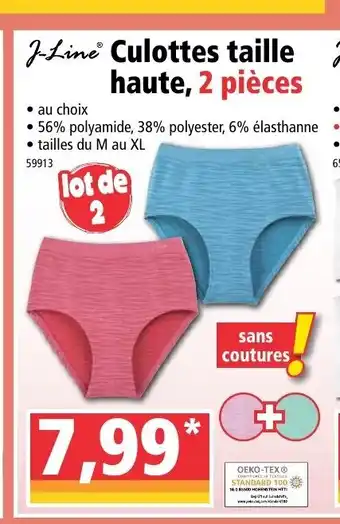 Norma Culottes Taille Haute offre