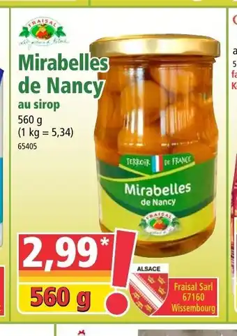 Mirabelles De Nancy