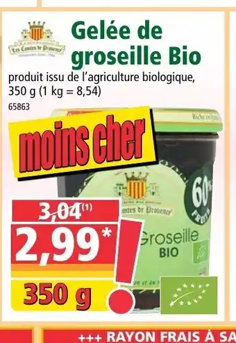 Norma Gelée De Groseille Bio offre