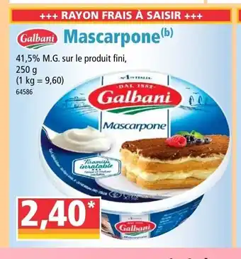 Norma Mascarpone offre