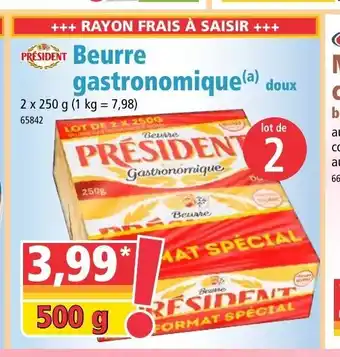 Norma Beurre Gastromique offre