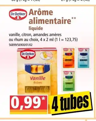Norma Arome Alimentaire offre