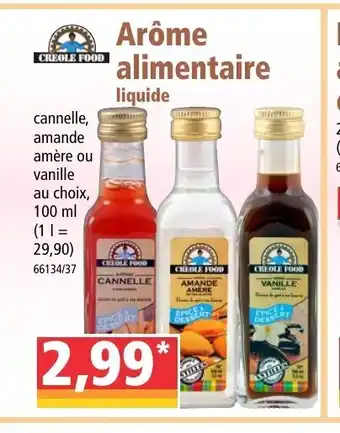 Norma Arome Alimentaire offre