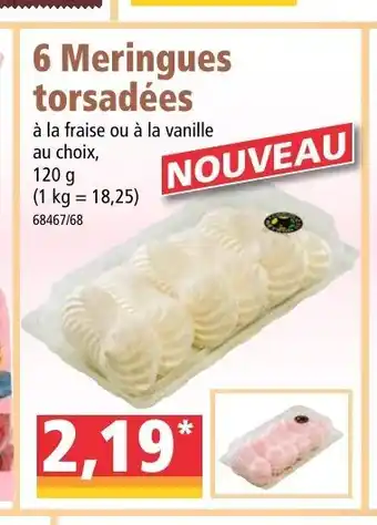 6 Meringues Torsadées