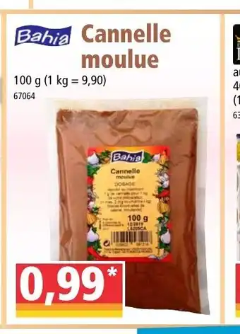 Norma Cannelle Moulue offre