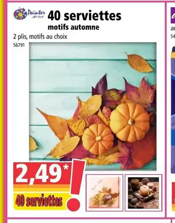 Norma 40 Serviettes offre